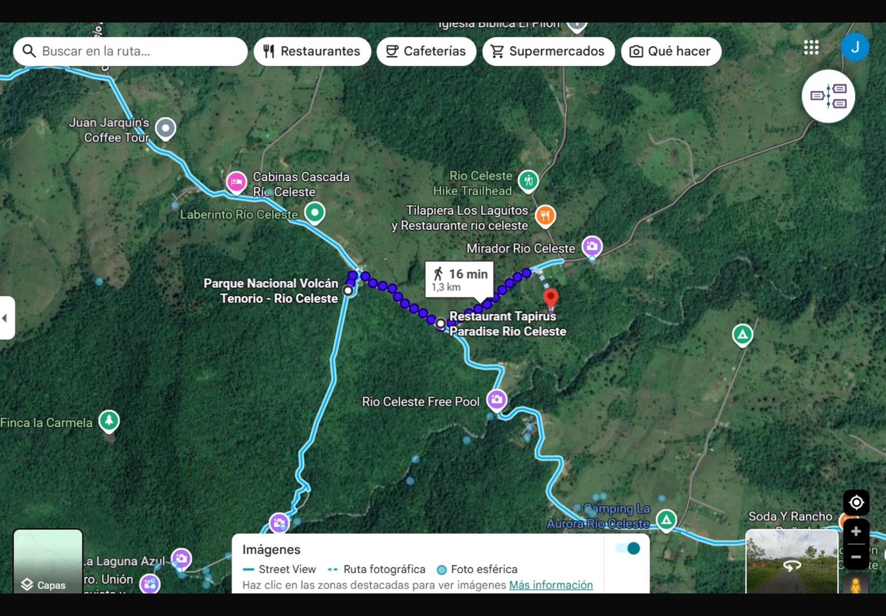 Rio Celeste glamping dome photo 13